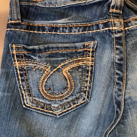 BigâStarâDistressed SkinnyâJeansâwithâContrastâStitching - Picture 13 of 16